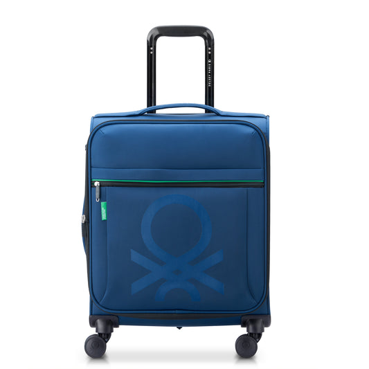 Delsey COLOR BLOCK - S Slim Expandable (55cm) - Navy