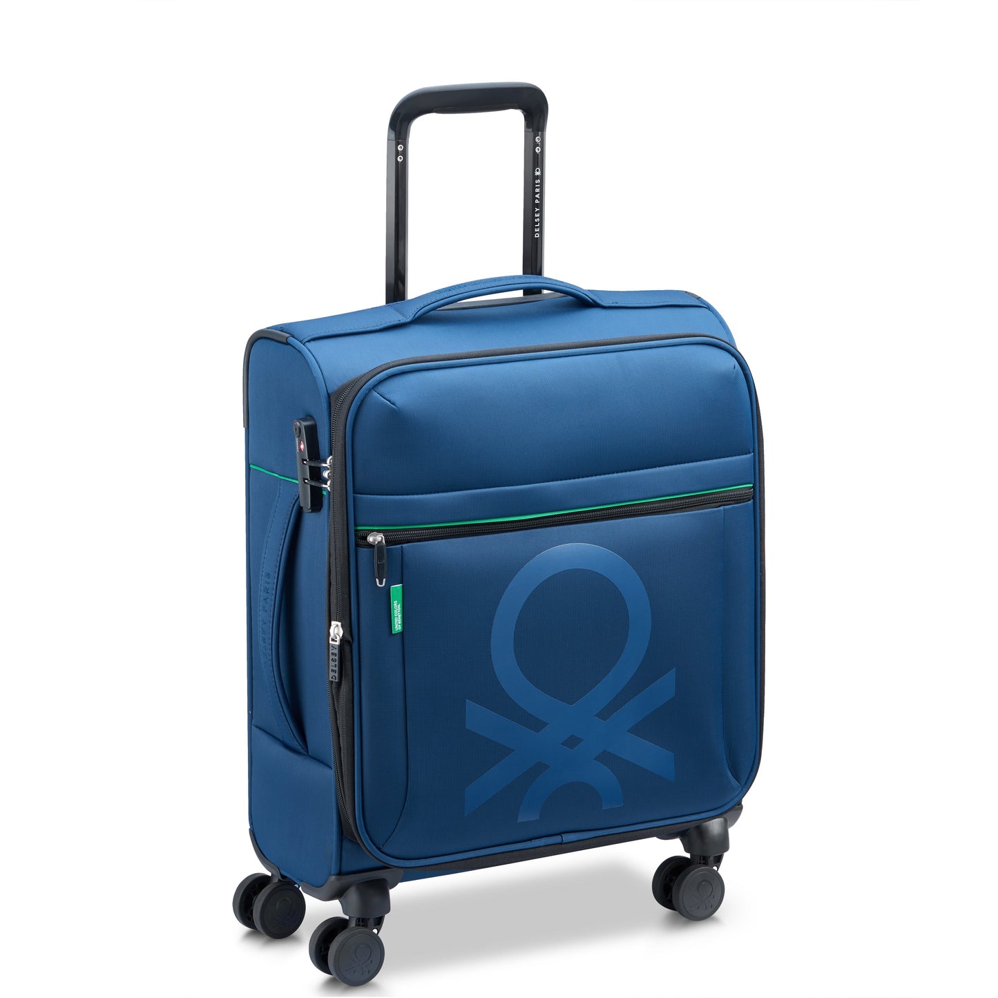 Delsey COLOR BLOCK - S Slim Expandable (55cm) - Navy
