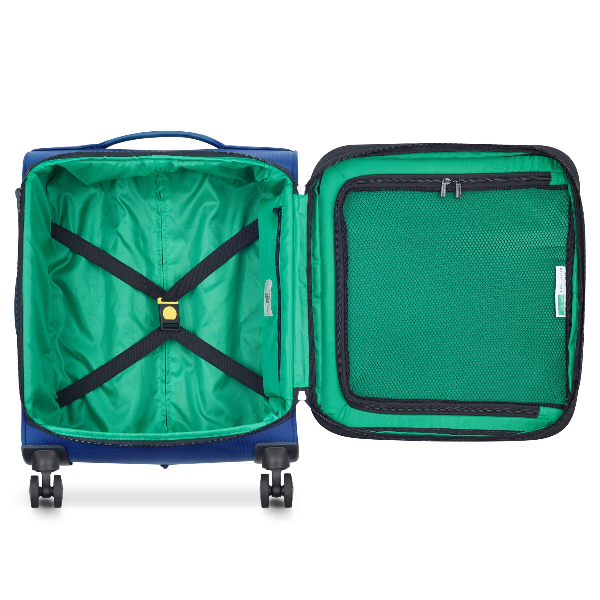 Delsey COLOR BLOCK - S Slim Expandable (55cm) - Navy