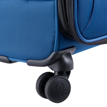 Delsey COLOR BLOCK - S Slim Expandable (55cm) - Navy