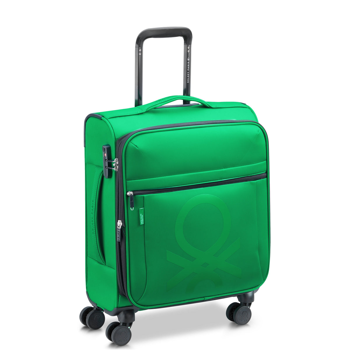 Delsey COLOR BLOCK - S Slim Expandable (55cm) - Green
