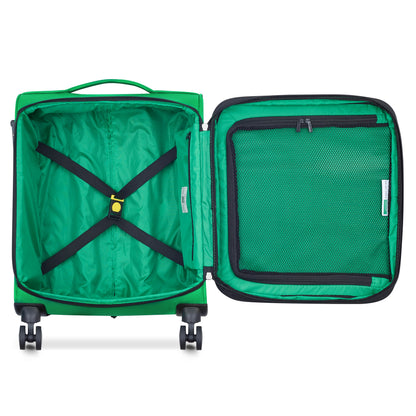 Delsey COLOR BLOCK - S Slim Expandable (55cm) - Green
