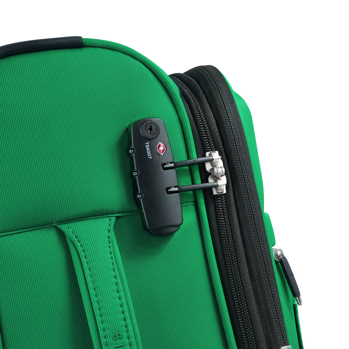 Delsey COLOR BLOCK - S Slim Expandable (55cm) - Green