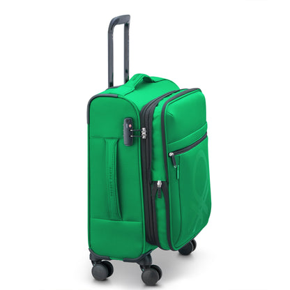 Delsey COLOR BLOCK - S Slim Expandable (55cm) - Green