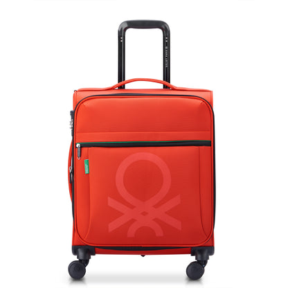 Delsey COLOR BLOCK - S Slim Expandable (55cm) - Red