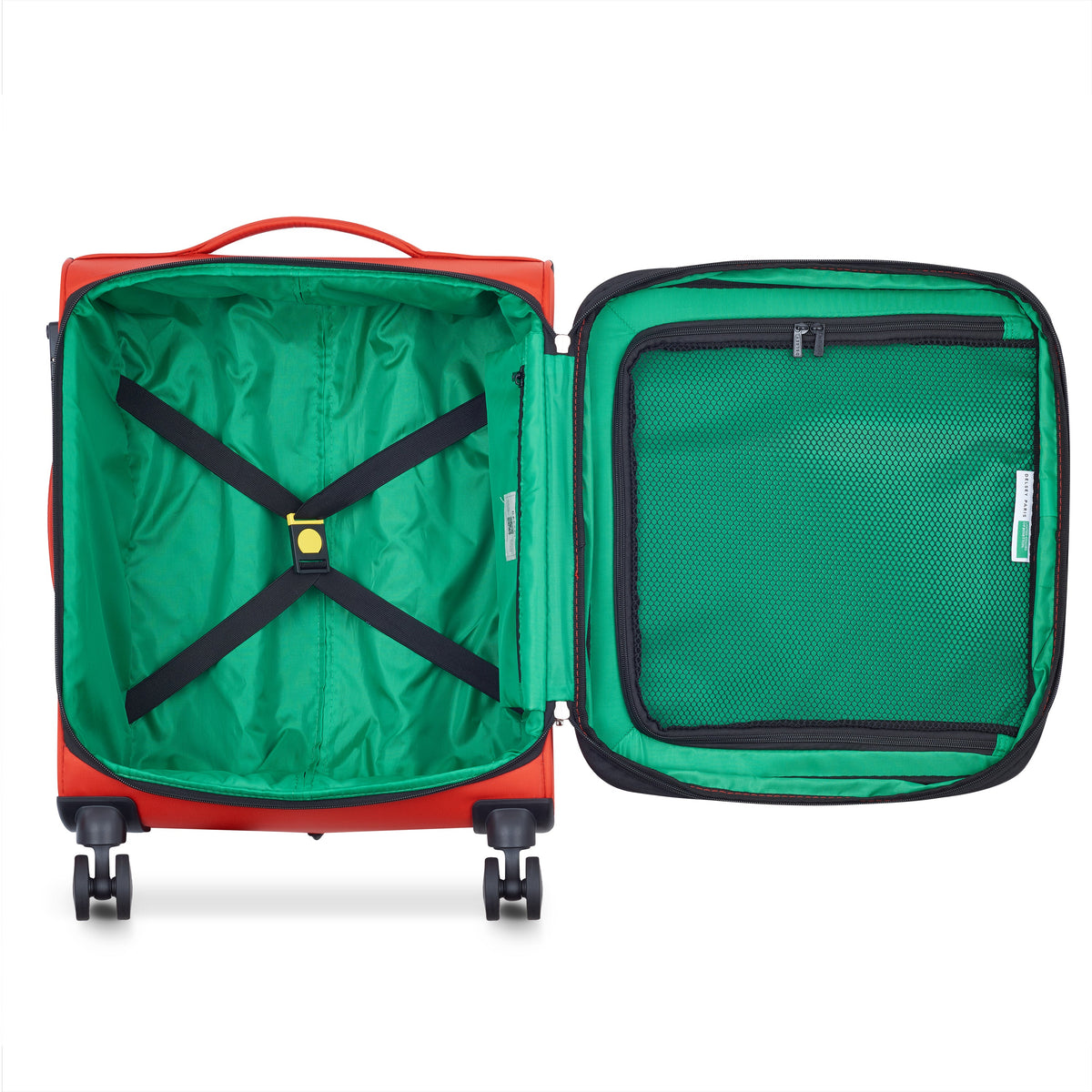 Delsey COLOR BLOCK - S Slim Expandable (55cm) - Red