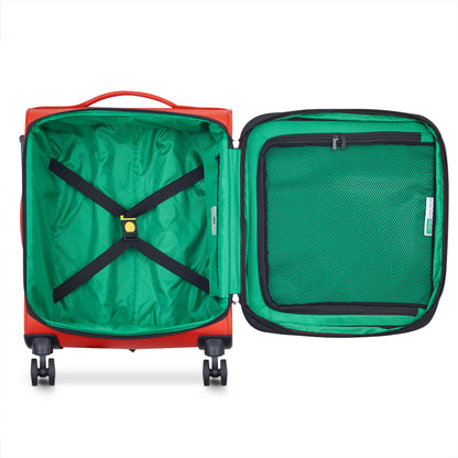 Delsey COLOR BLOCK - S Slim Expandable (55cm) - Red