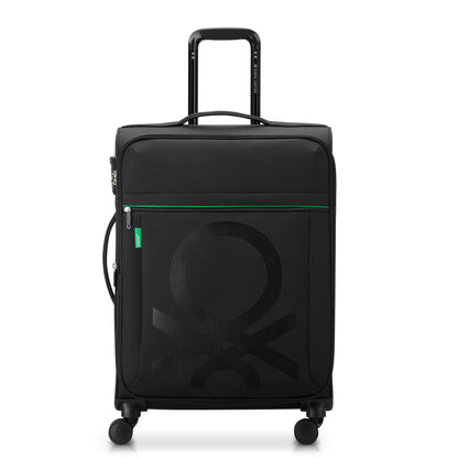 Delsey COLOR BLOCK - M Expandable (66cm) - Black