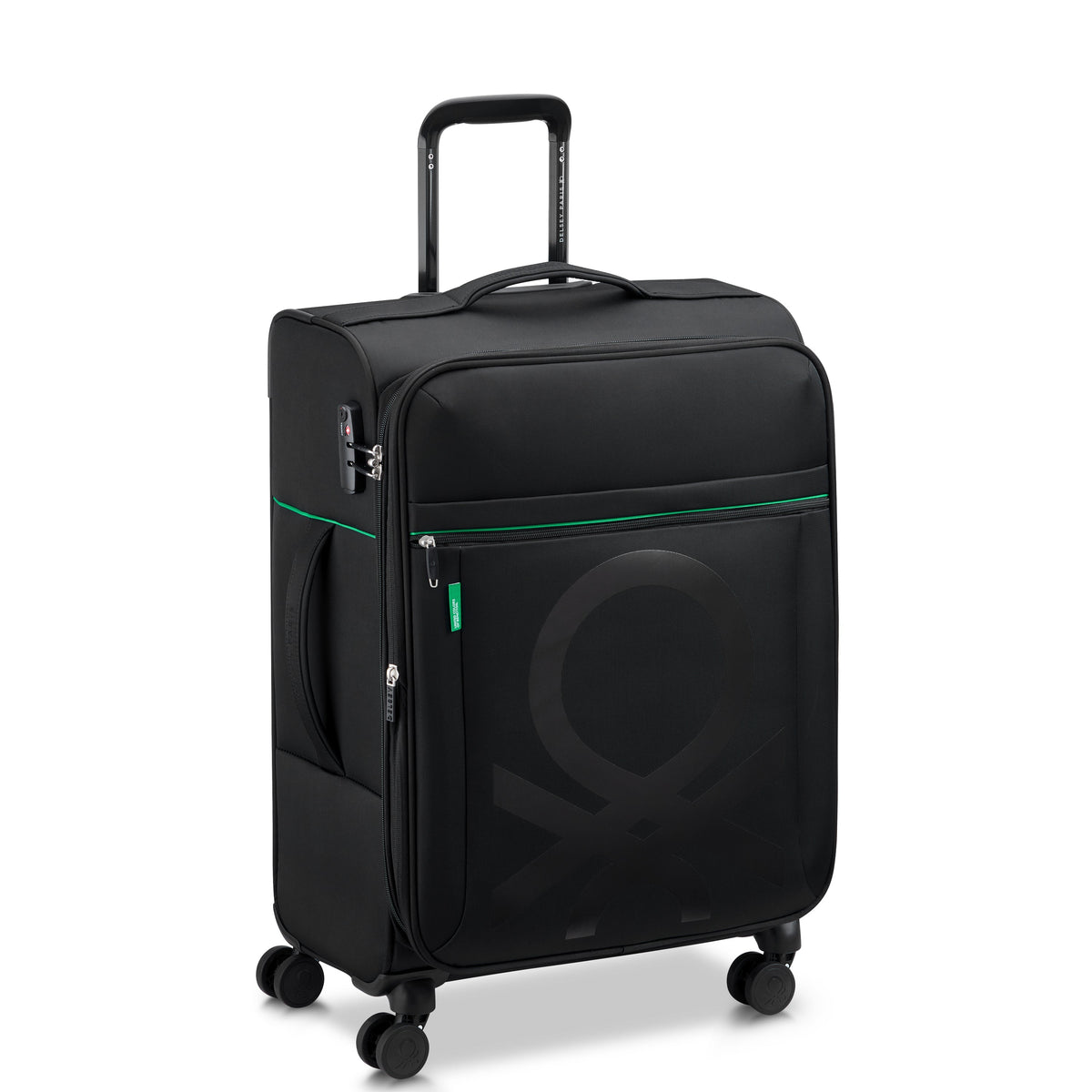 Delsey COLOR BLOCK - M Expandable (66cm) - Black