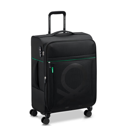 Delsey COLOR BLOCK - M Expandable (66cm) - Black