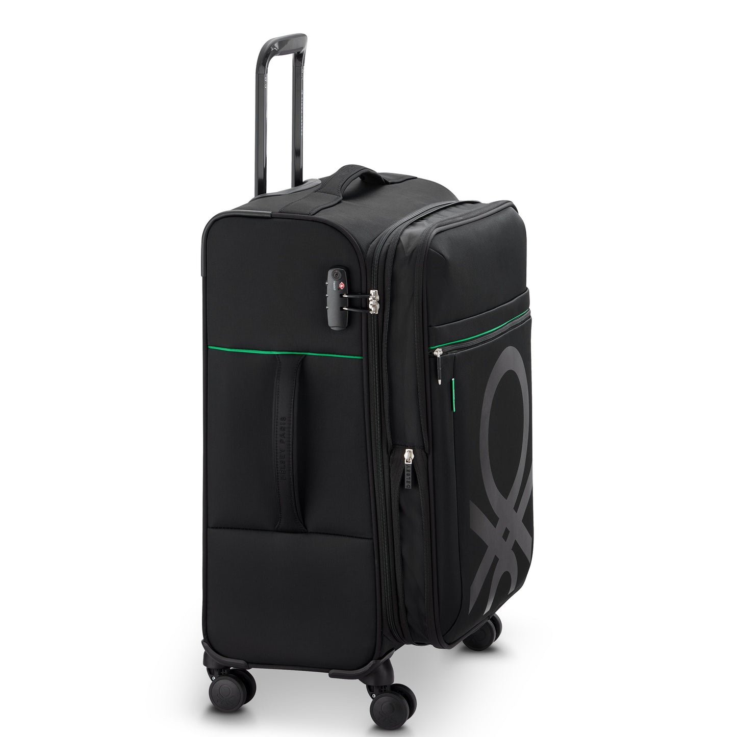 Delsey COLOR BLOCK - M Expandable (66cm) - Black