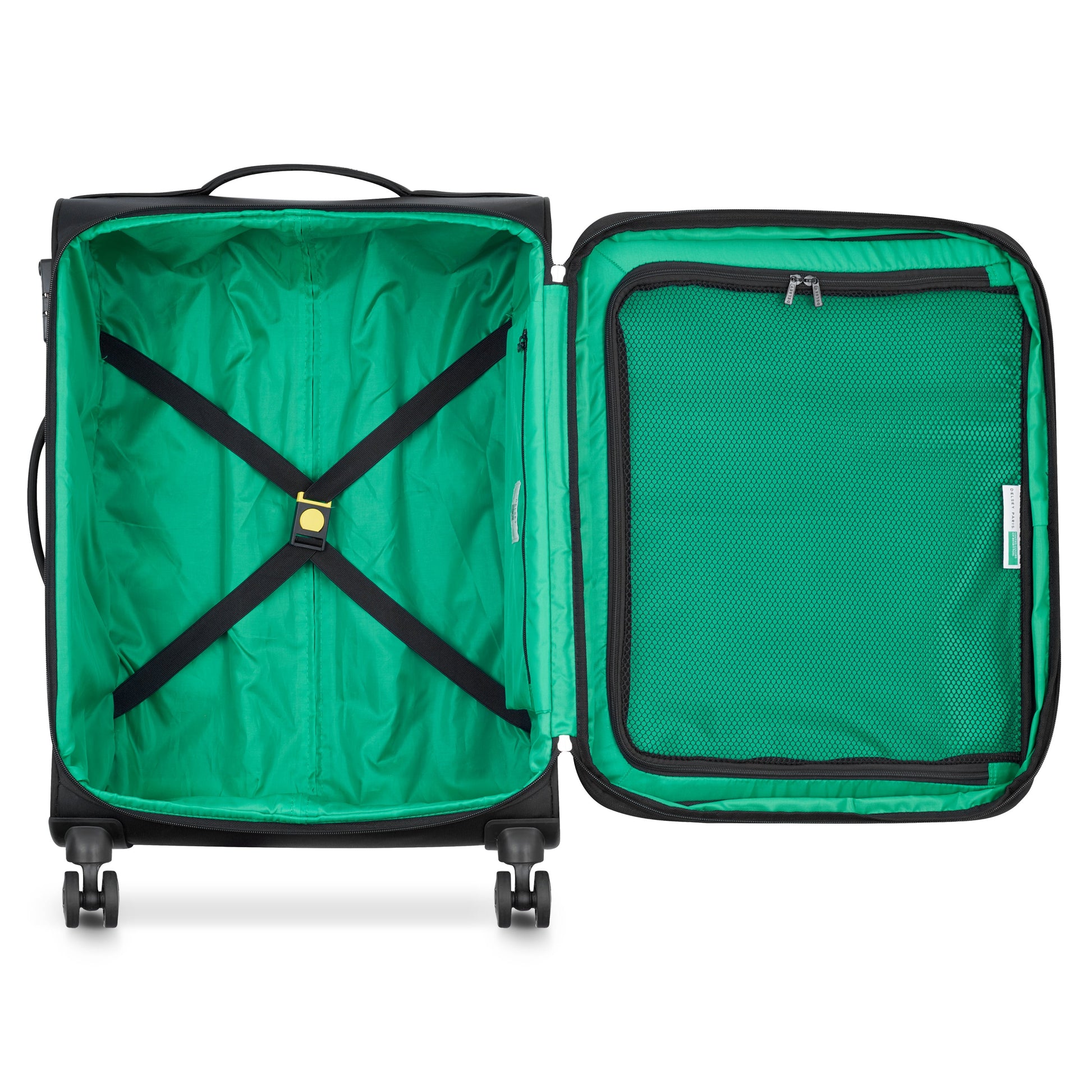 Delsey COLOR BLOCK - M Expandable (66cm) - Black