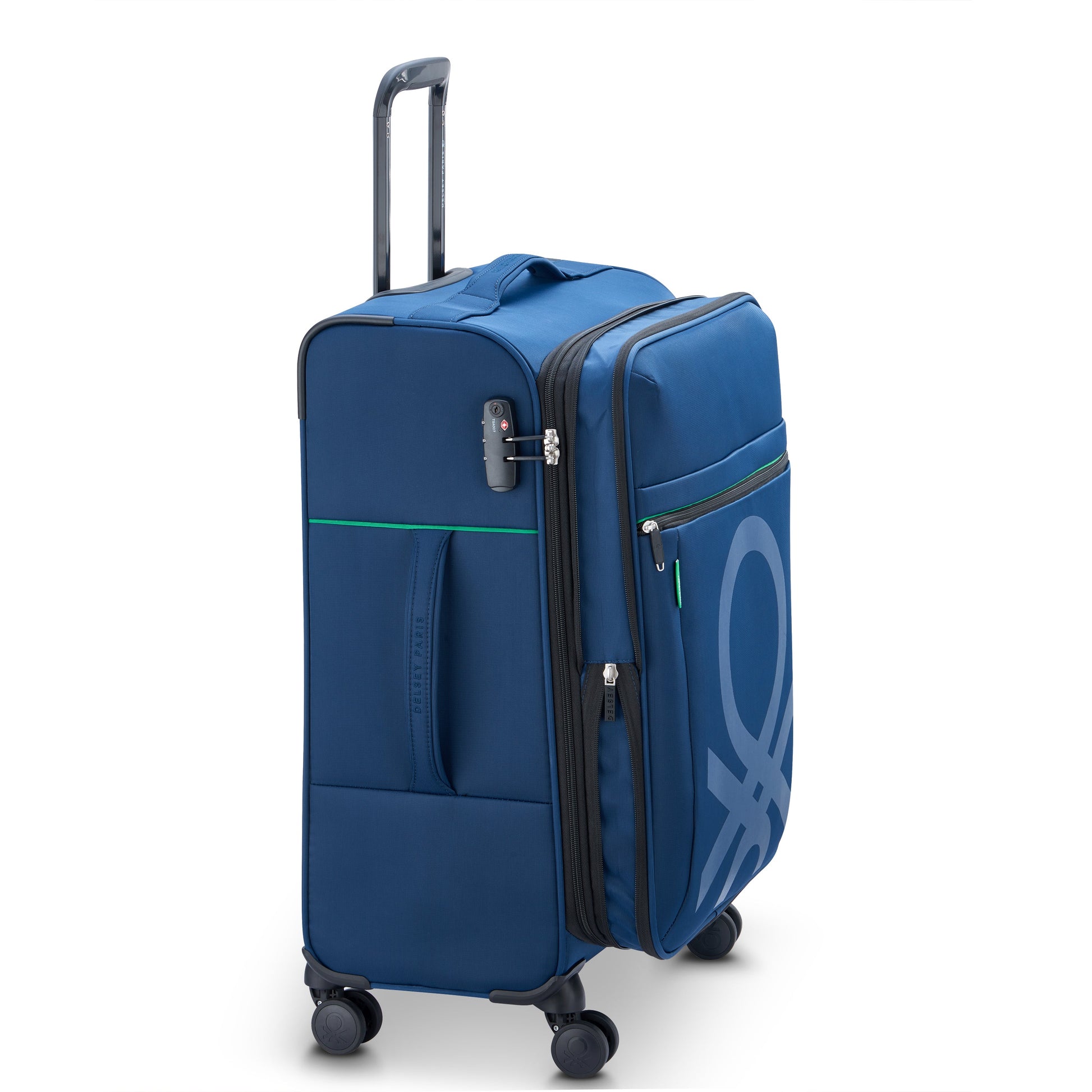 Delsey COLOR BLOCK - M Expandable (66cm) - Navy