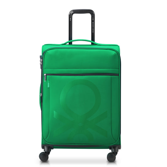 Delsey COLOR BLOCK - M Expandable (66cm) - Green