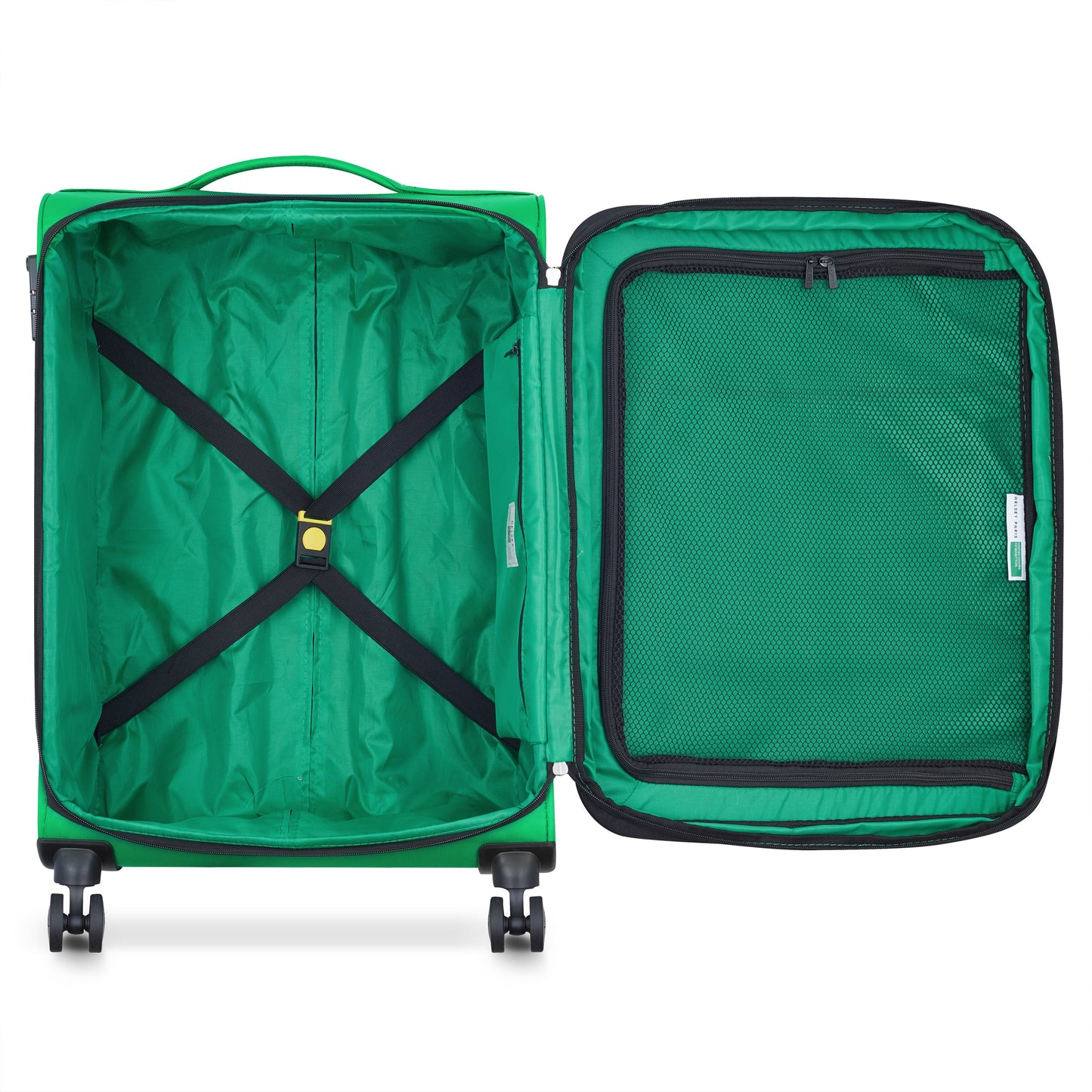Delsey COLOR BLOCK - M Expandable (66cm) - Green