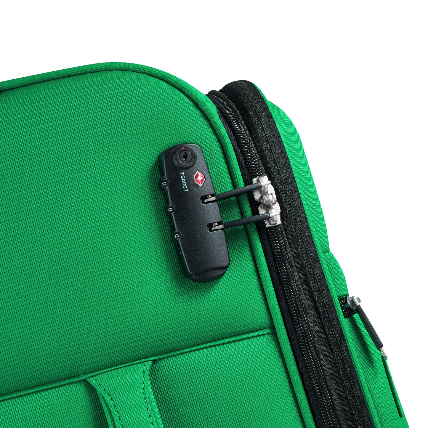 Delsey COLOR BLOCK - M Expandable (66cm) - Green