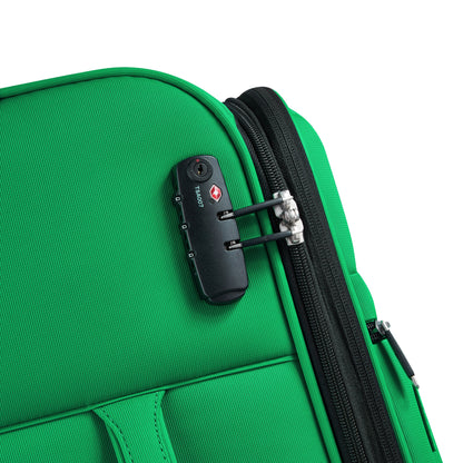 Delsey COLOR BLOCK - M Expandable (66cm) - Green