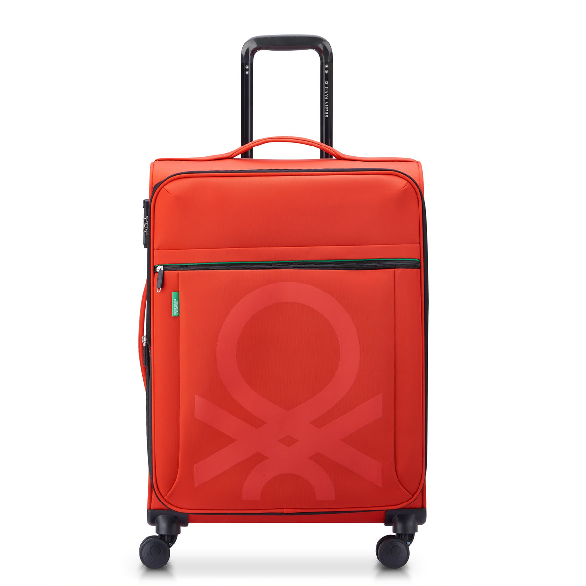 Delsey COLOR BLOCK - M Expandable (66cm) - Red