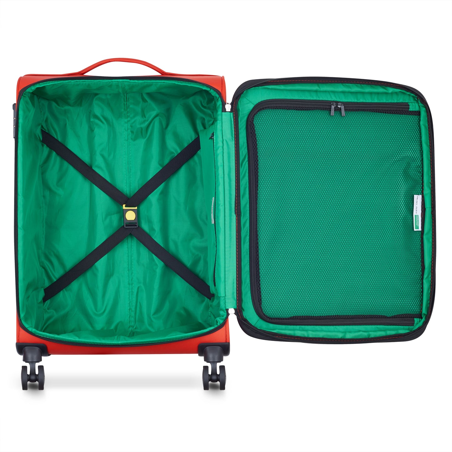 Delsey COLOR BLOCK - M Expandable (66cm) - Red