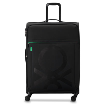 Delsey COLOR BLOCK - L Expandable (76cm) - Black