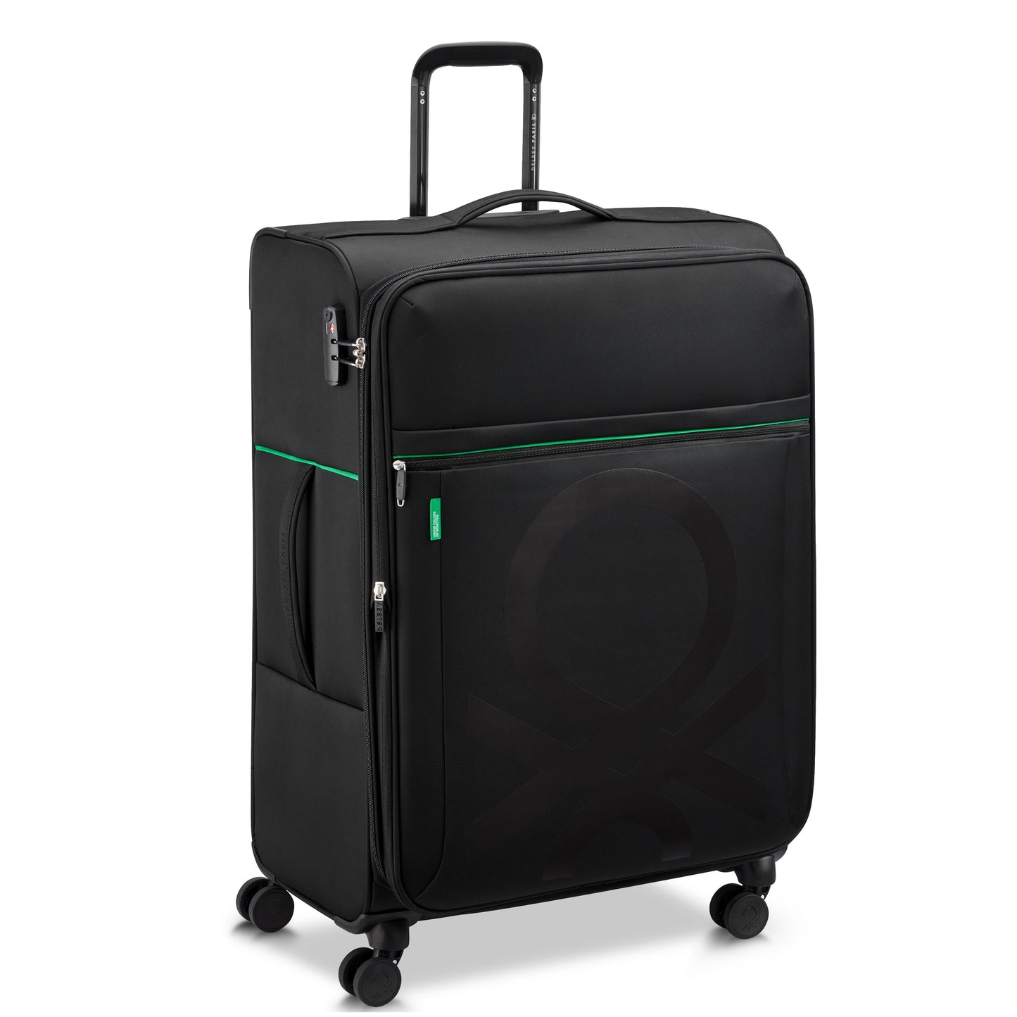 Delsey COLOR BLOCK - L Expandable (76cm) - Black