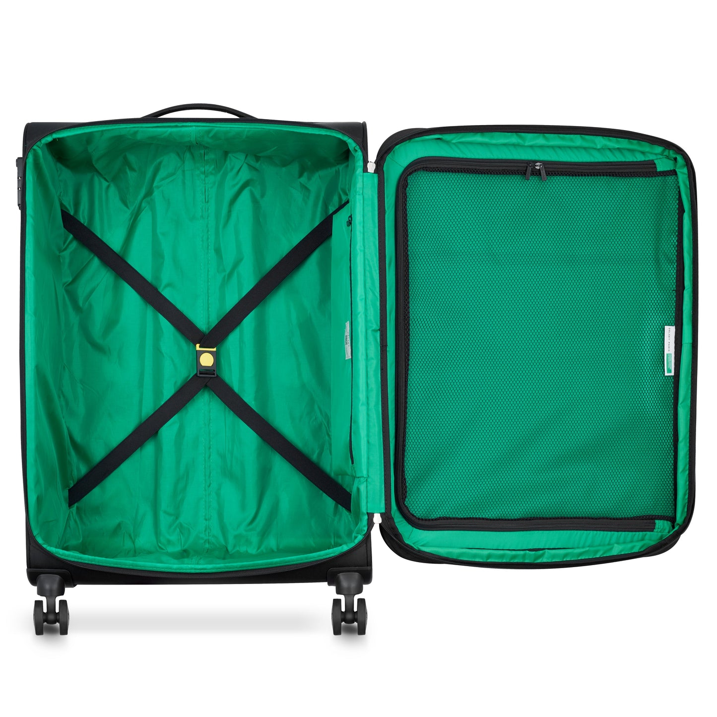 Delsey COLOR BLOCK - L Expandable (76cm) - Black