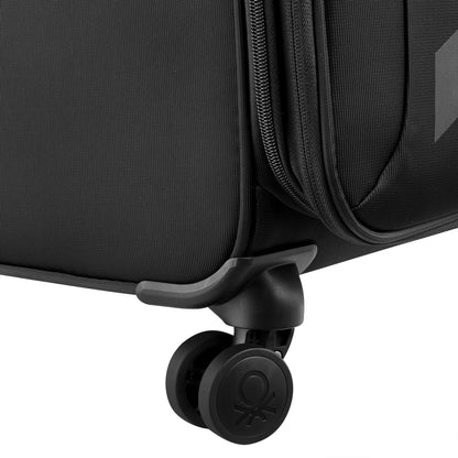 Delsey COLOR BLOCK - L Expandable (76cm) - Black