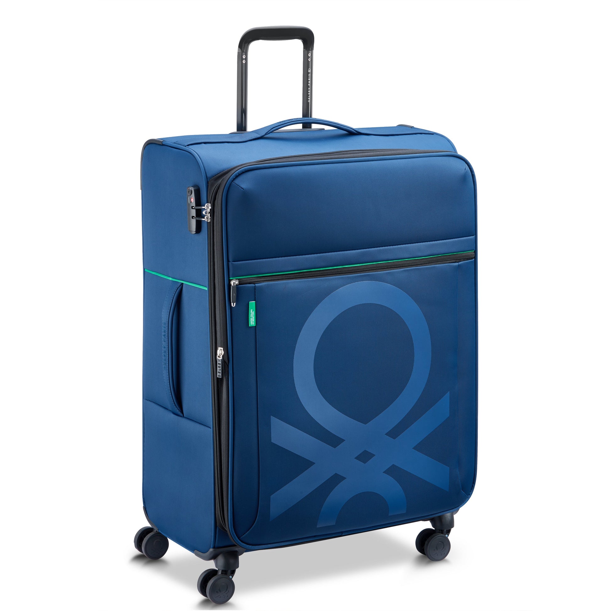 Delsey COLOR BLOCK - L Expandable (76cm) - Navy