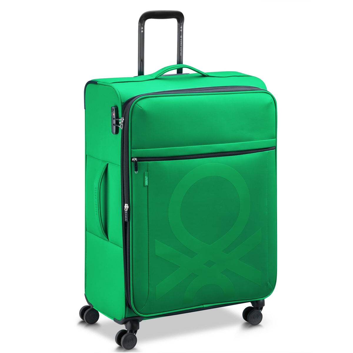 Delsey COLOR BLOCK - L Expandable (76cm) - Green