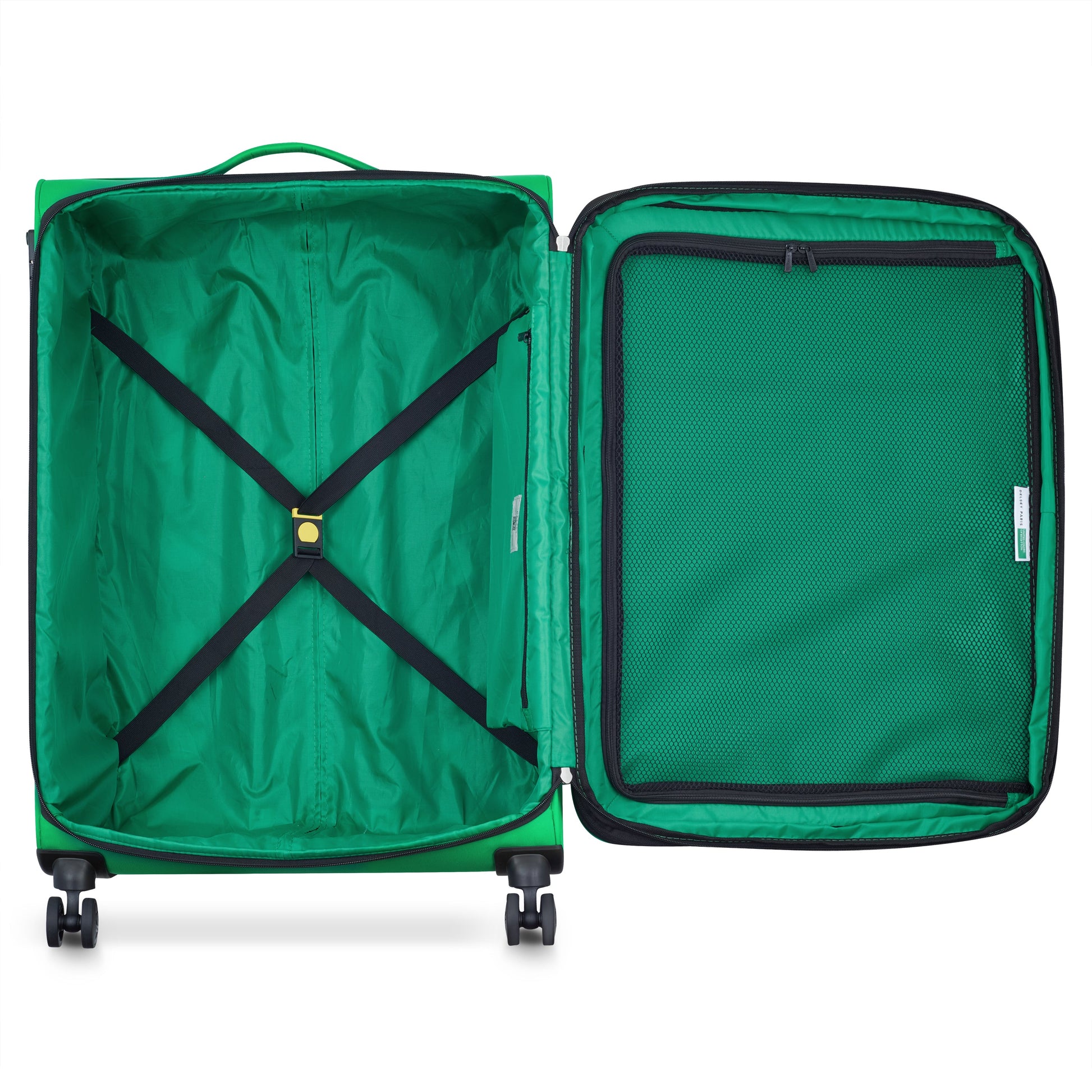 Delsey COLOR BLOCK - L Expandable (76cm) - Green