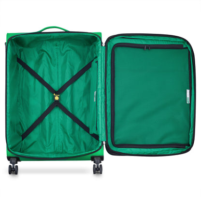 Delsey COLOR BLOCK - L Expandable (76cm) - Green