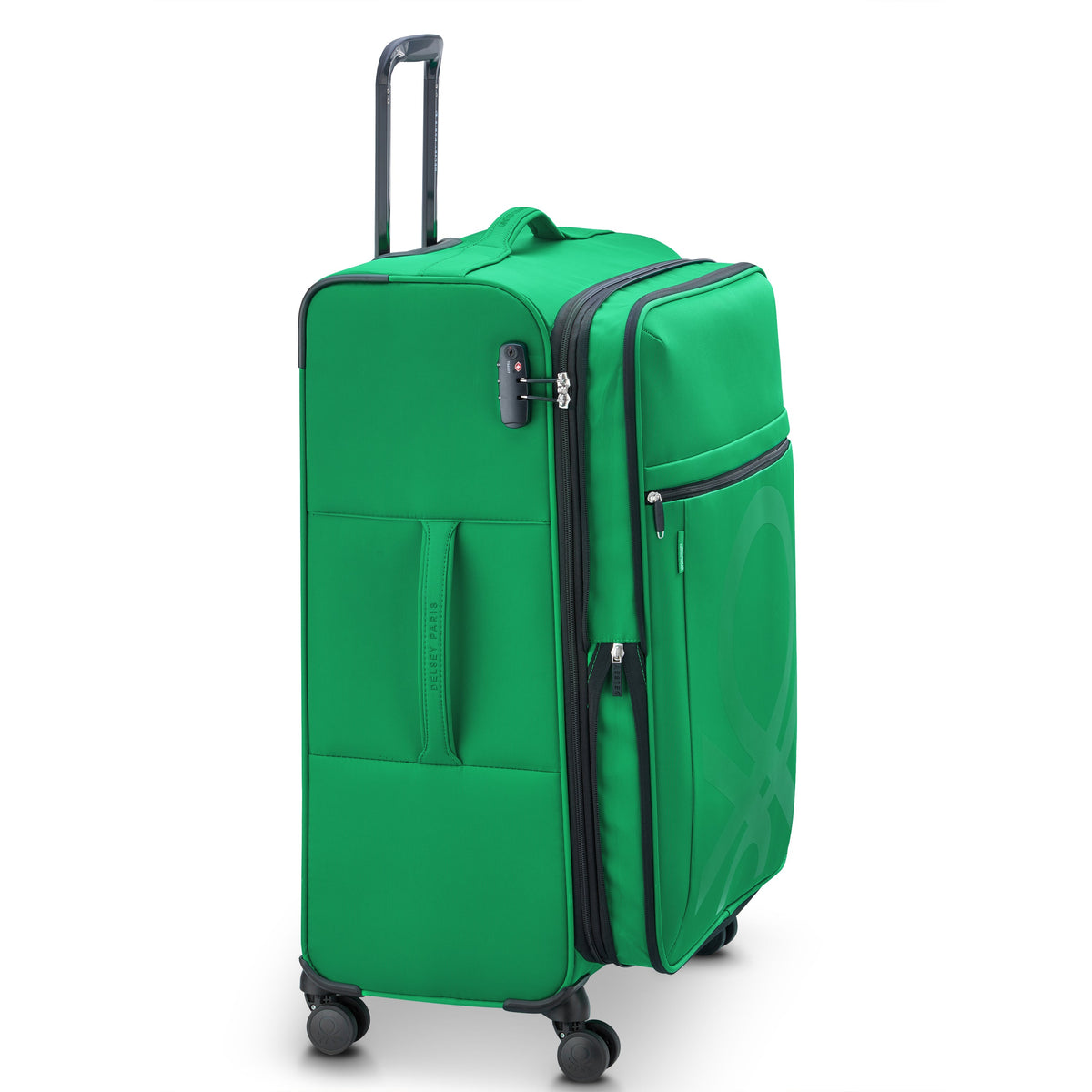 Delsey COLOR BLOCK - L Expandable (76cm) - Green