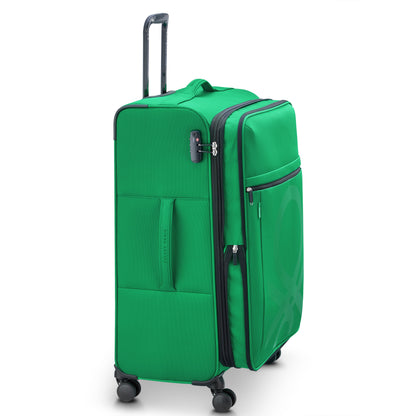 Delsey COLOR BLOCK - L Expandable (76cm) - Green