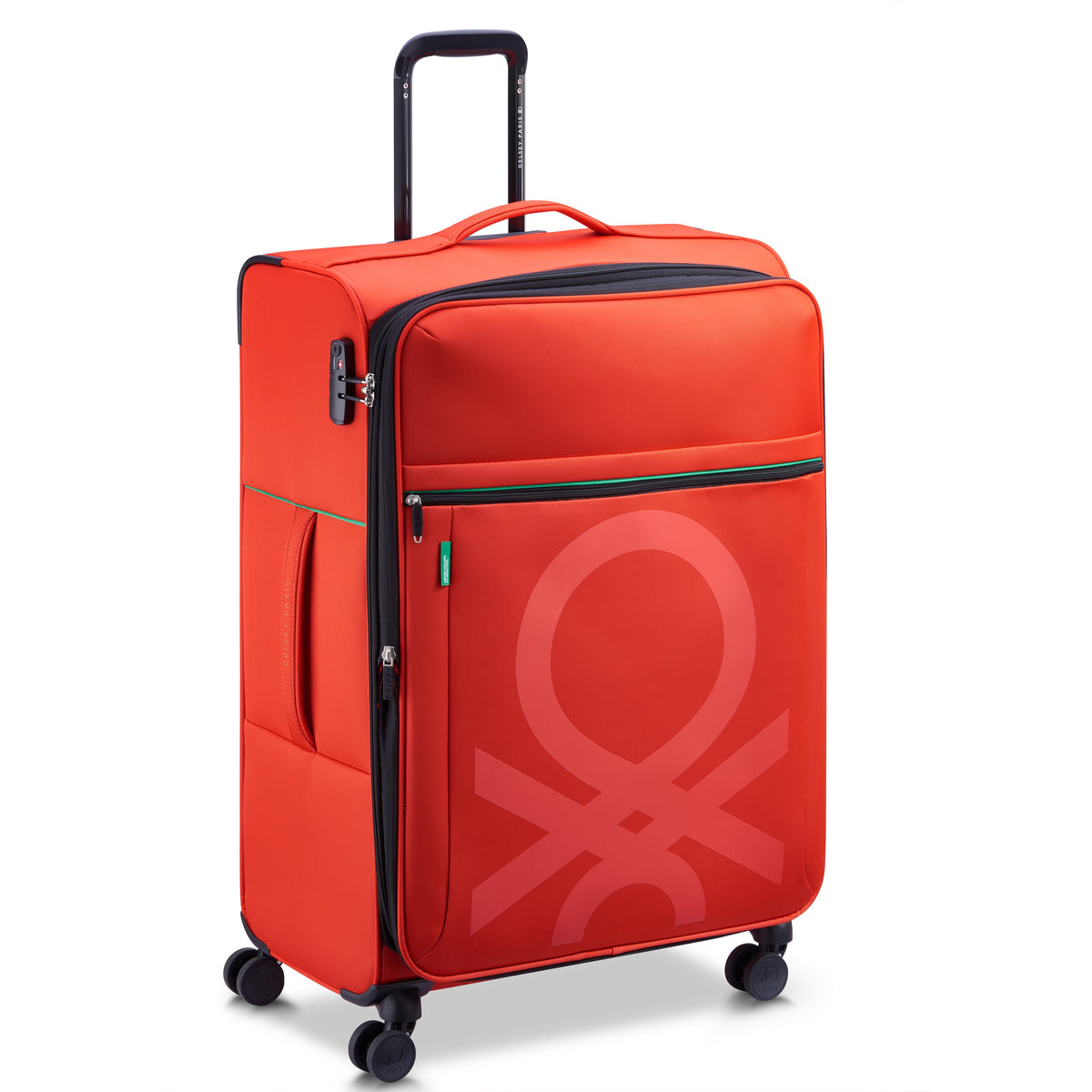 Delsey COLOR BLOCK - L Expandable (76cm) - Red