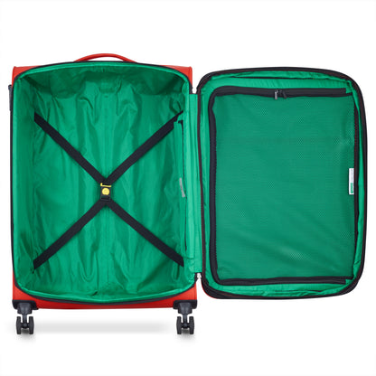 Delsey COLOR BLOCK - L Expandable (76cm) - Red