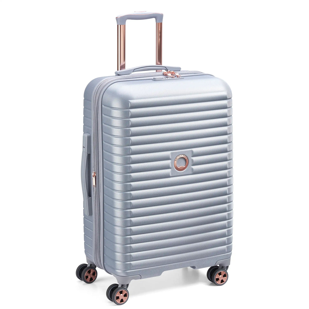 Delsey Cruise 3.0 - Medium Expandable Spinner - Platinum