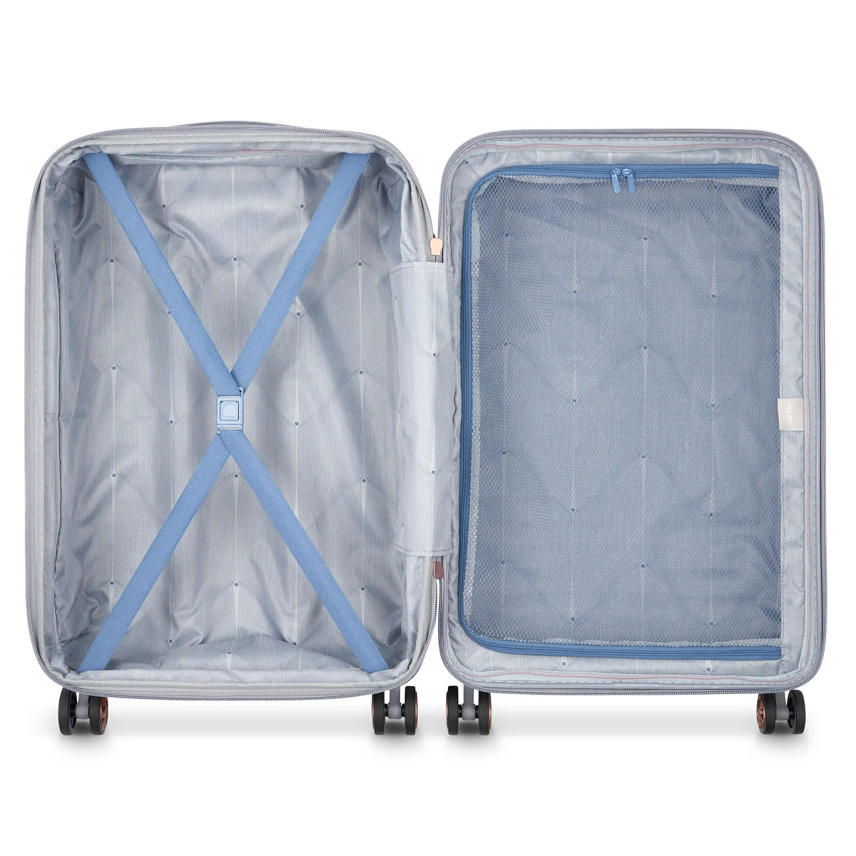 Delsey Cruise 3.0 - Medium Expandable Spinner - Platinum