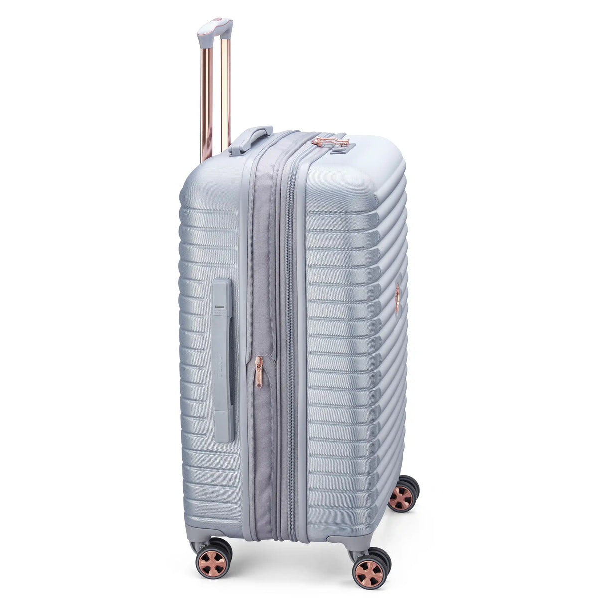 Delsey Cruise 3.0 - Medium Expandable Spinner - Platinum
