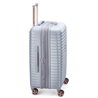 Delsey Cruise 3.0 - Medium Expandable Spinner - Platinum