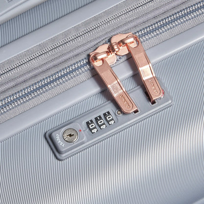 Delsey Cruise 3.0 - Large Expandable Spinner - Platinum