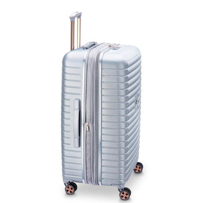 Delsey Cruise 3.0 - Large Expandable Spinner - Platinum