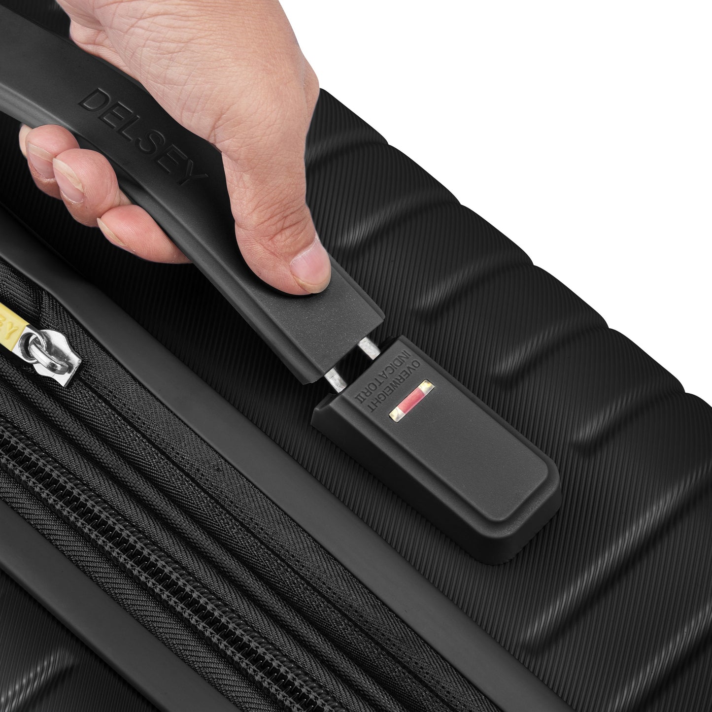 Delsey Cruise 3.0 - Medium Expandable Spinner - Black