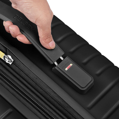 Delsey Cruise 3.0 - Medium Expandable Spinner - Black