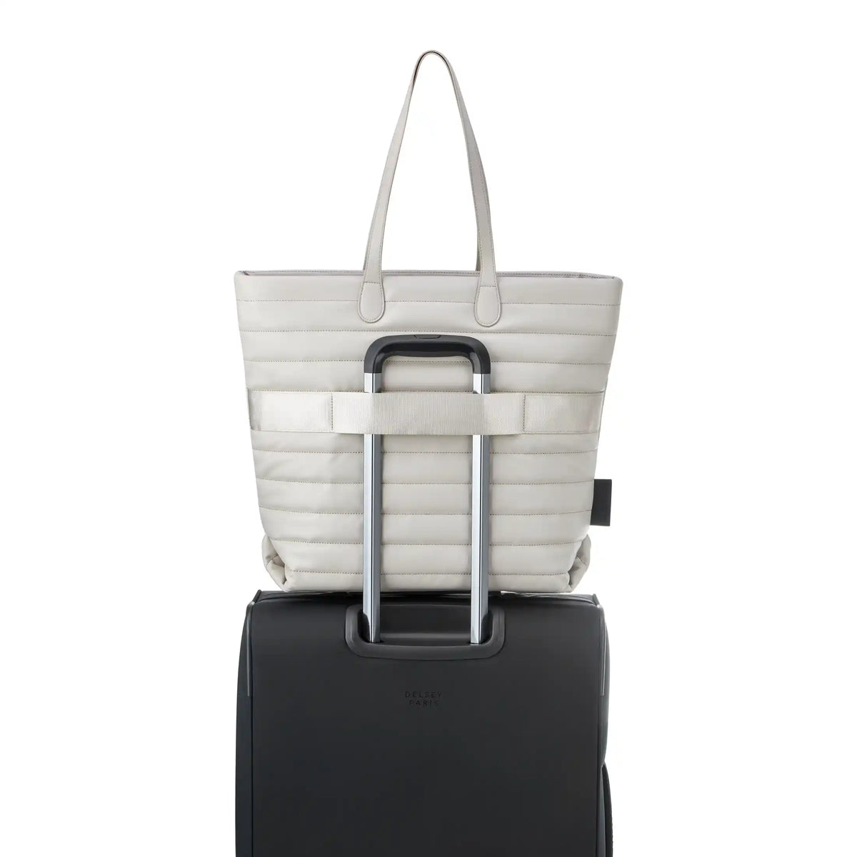 Delsey CRUISE 3.0 - Softside Tote Travel Bag With Laptop Pocket - Ivory