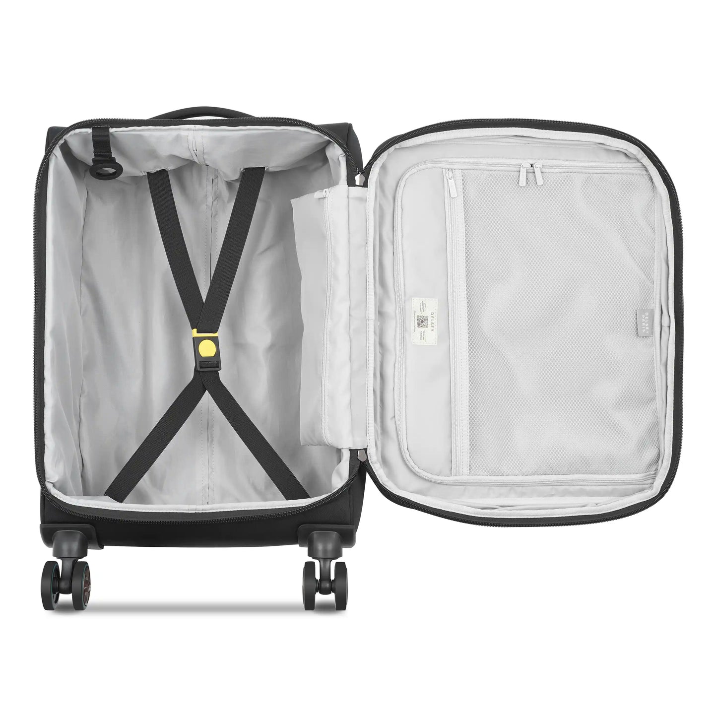 Delsey CRUISE 3.0 - Softside Carry-On Plus Expandable Spinner - Black