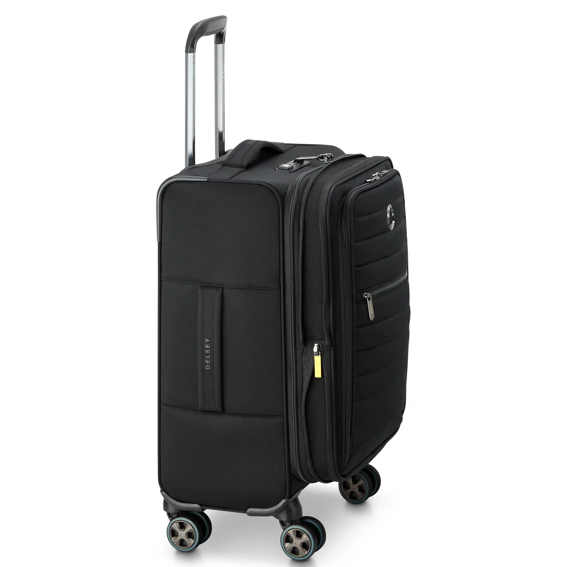 Delsey CRUISE 3.0 - Softside Carry-On Plus Expandable Spinner - Black
