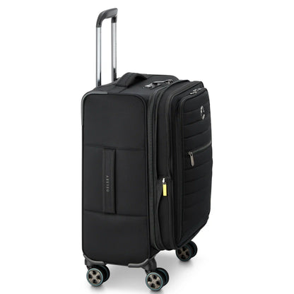 Delsey CRUISE 3.0 - Softside Carry-On Plus Expandable Spinner - Black