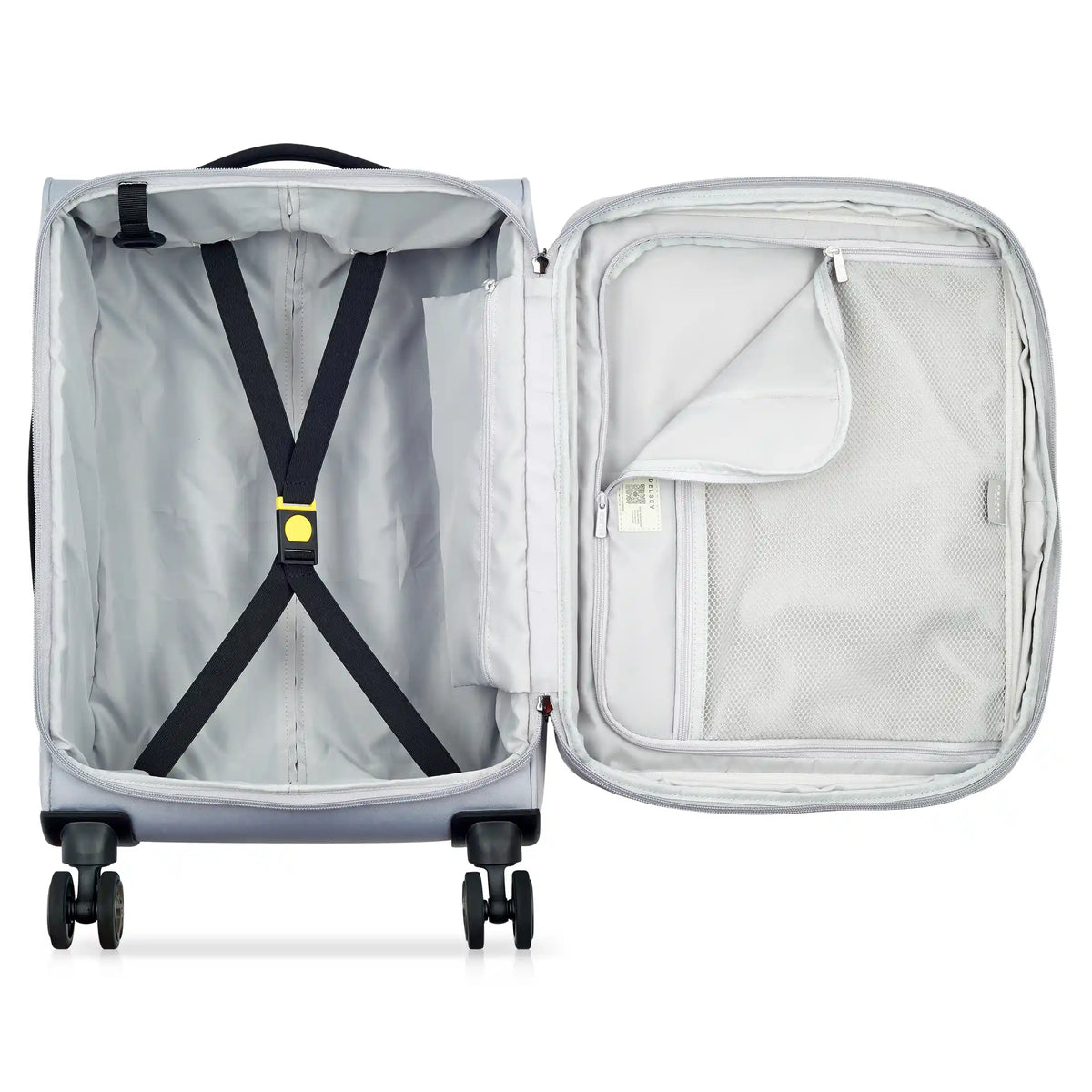 Delsey CRUISE 3.0 - Softside Carry-On Plus Expandable Spinner - Platinum