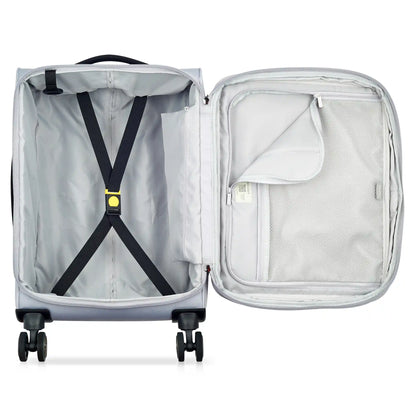 Delsey CRUISE 3.0 - Softside Carry-On Plus Expandable Spinner - Platinum