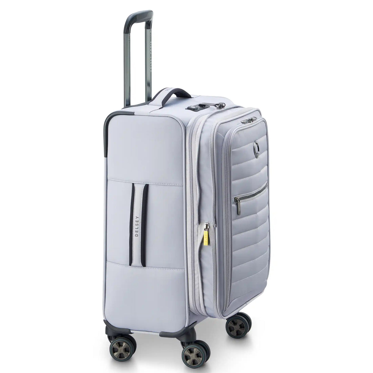 Delsey CRUISE 3.0 - Softside Carry-On Plus Expandable Spinner - Platinum